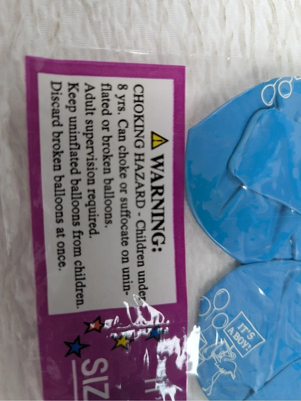 12 inch - Latex Balloons - Its a boy! - Party Helium Balloons - 120 Pack